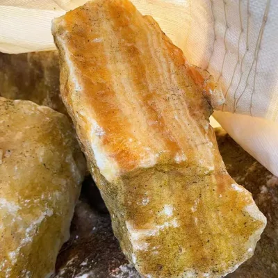 Natural Fluorite  Stone High Quality Yellow Fluorite Stone Wholesale Crystal Fluorite