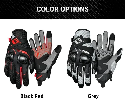 Superior Summer Ventilated Racing Gloves Guantes Moto Responsive Touch Screen Multi Color Custom Logo Factory Price