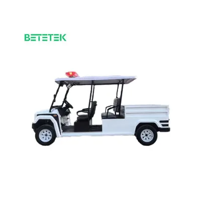 Aluminum Cargo Bed 5 seater Electric golf cart Pickup Truck patrol cart customized