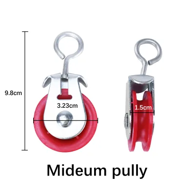 High Quality Nylon Middle Pulley for Poultry Feeding Line Chicken Farm Feeding System Plastic Pulley 1-3/4 Inch