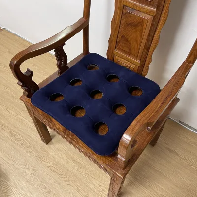 Custom Inflatable Flocking Seat Cushion Pad,Portable Air Pillow for Comfort & Support
