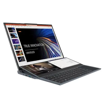 Brand New 16+14 Inch IPS Touch Screen Dual Screen Laptop Core I9 10th Gen Business Gaming Notebook Wireless Feature Metal Body