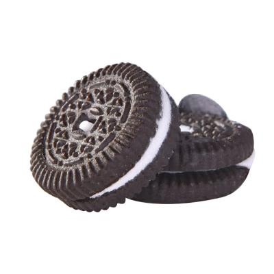 Wholesale Custom Mini Round Chocolate Sandwich Cream Biscuit Cookies