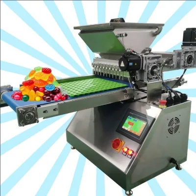 Automatic Throat Lozenge Making Machine/ Round Hard Candy Forming / Rectangular Production Line Soft Candy Pouring Machine