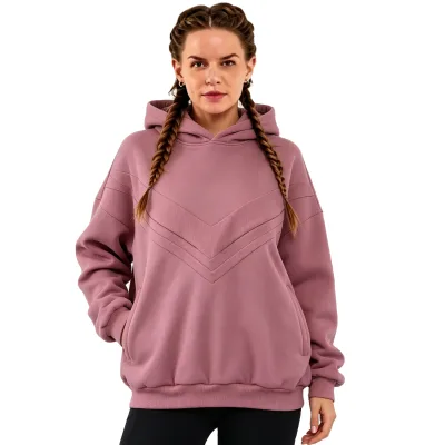 Supplier Custom Logo High Quality Women Long Sleeve Fleece Women Oversize Comfortable Hoodie Casual Sports Hoodie for Women