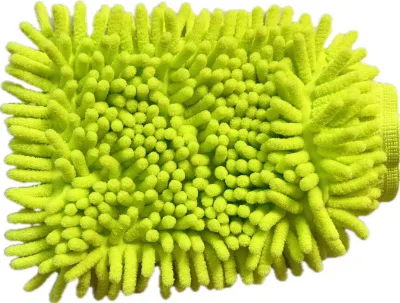 Wholesale 100% Chenille Microfiber Premium High Quality Glove Waterproof Car Detailing Mitts for Car Cleaning