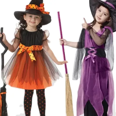 2024 Halloween Costumes Witch Dress Role Playing Halloween Costumes