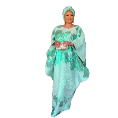 High Quality African Ethnic Style African Party Dress New Jacquard Weave African Dresses for Women