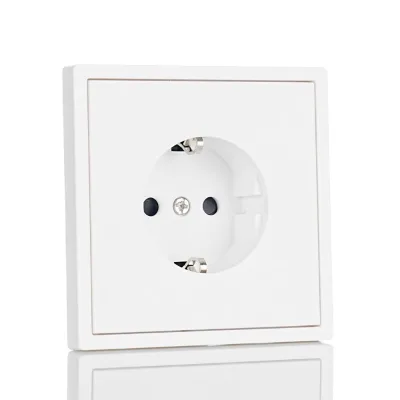 European standard USB socket wall switch white schuko socket European standard wall switch 16A 250V
