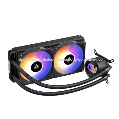 Wholesale CPU Water Cooler with PWM+ARGB Fans 240mm AIO Liquid Cooler Fan Heatsink Silent Water Cooling Radiator for PC Case