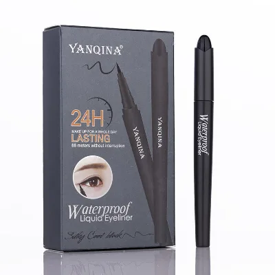 Factory Vegan Liquid No Glue Eyeliner Private Label Diy Acceptable No Magnetic Waterproof Eyeliner