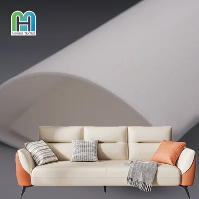 Velvet Upholstery Fabric Sofa Backing 4MM Sponge Laminated Fabric High Adhesion for 3 Seater Sofa