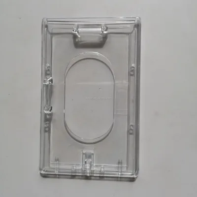 Professional Horizontal and Vertical ID Badge Holder Dual-purpose Hard Plastic clear Rigid Card Holder