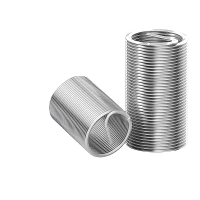 ANCETE Fine Pitch Wire Thread Insert SUS304 Stainless Steel Metric Fine Thread M8*1 M8*0.75 Helicoil Type Fully Threaded 38mm