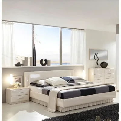 Promotion Custom Bedroom Sets Single Bed Bed Frame Makeup Table Storage Scratch Proof for Man for Villa for Apartment