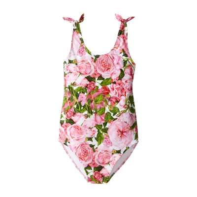 Baby Swimsuit Children's Swimsuit Cute One-piece Tie Die for Children and Infants Split Bikini Swimwear for Girls