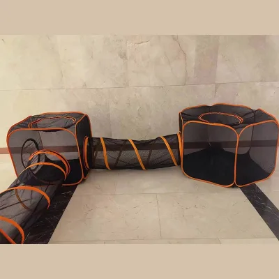 Wholesale Pet Enclosure Cat Play Fence Playground for Kitten 6 in 1 Kitten Cage Pet Furniture for Bunny Small Animal Pet Playpen