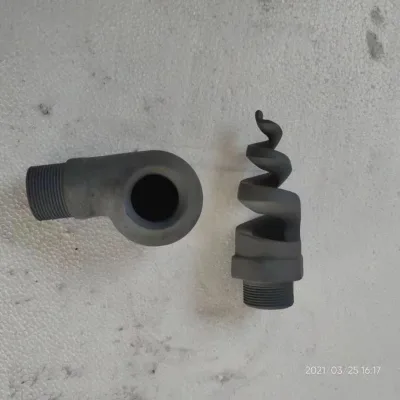 AL-M AL-M Single Cyclone Spray Ceramic Tangent Hollow Cone Vortex Nozzle Silicon Carbide Desulphurisation Nozzle Refractory