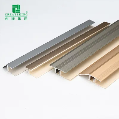 Multi-purpose Floor Transition Strip Hotel/Hospital Aluminum T-Moulding Includes Mounting Track Wholesale 48*11.6mm