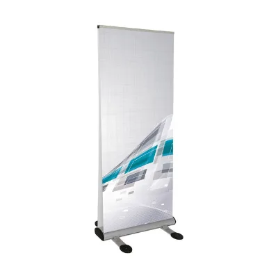Manufacture Eachsign 80*200 Size Retractable One Side Printing Portable Roll up Banner Stand