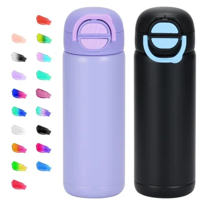 Custom 480ml Cute Healthy Reusable Stainless Steel 316 Children Thermos Flask Custom Design