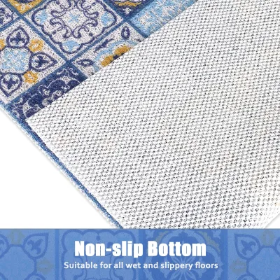 BPA Free Quick Drying Easy Cleaning Square Non-Slip Shower Mat Anti-Slip Bathroom Mat with Custom Design