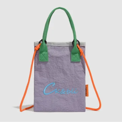 Compact Lightweight Versatile Crossbody Phone Bag Letter Decoration-for Work On-the-Go Dopamine-Inspired Mini Crossbody Wallet