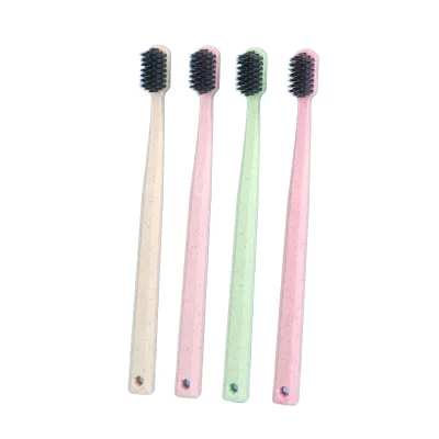 Wholesale Premium Natural Nylon Soft Bristle Plastic Gum Care Adult Daily Use Toothbrushes Full Carton Supply