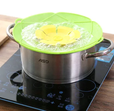 Dia.26CM 29CM Kitchen Spill Stopper Lid Cover Silicone Spill Stopper