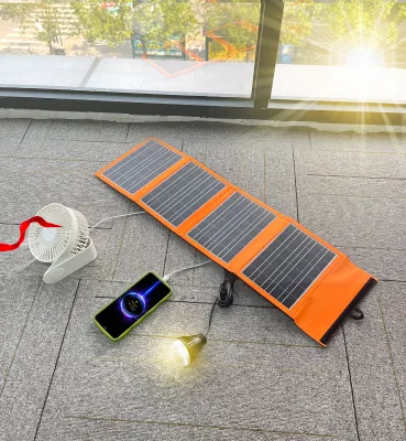 Factory Price 20w Portable Foldable Solar Panel USB Outport Support Smart Device for Hiking