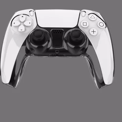 Ultra-Thin Transparent Crystal Case for PS5 Gamepad Protective Shell Dust Cover Hot Sale PC Split Protective Case