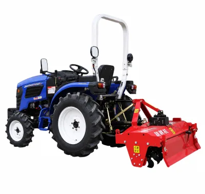 Factory Supply 20HP EU Verified Diesel Engine Wheeled Tractor with Front Loader and Excavator for Garden Gear As Core Component