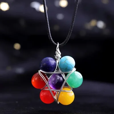 Healing Crystals Stones Beads Charm Chakra Quartz Crystal Beads for Pendant
