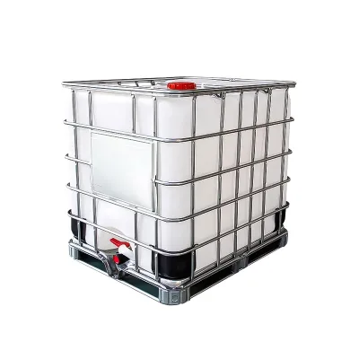 1000L PEHD Container 1000 Liters Plastic Chemical Drum Storage IBC Tank for Alcohol Storage