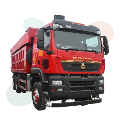 SINOTRUK HOWO 6X4 10 Tyres 20Cbm Dump Truck Hot Sale in Ghana With 13R22.5 Vacuum Tire Warning Lights