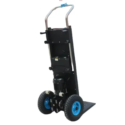 Load 400kg 500kg Electric Stair Climbing Hand Trolley Sack Truck Cart Barrow Goods Transporting Trolley Stair Climber