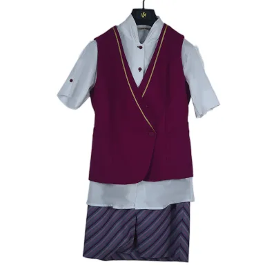 Airline Greeter Uniforms for Women Compression-Friendly Design Long-Hour Comfort Aviation