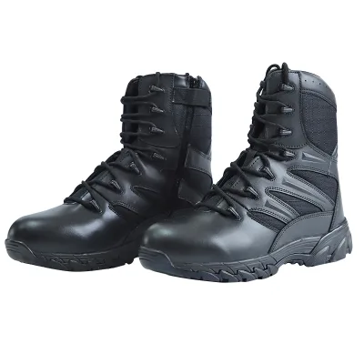 J-H14 Wholesale Spring and Summer Men's Training Security High-top Hiking Shoes Uniform Boots