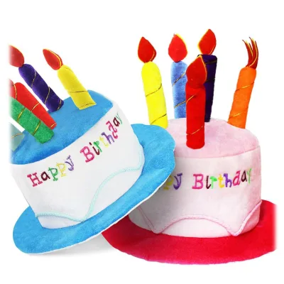 Promotion Popular Foldable Birthday Candle Party Hats Adorable Birthday Hat for Dogs