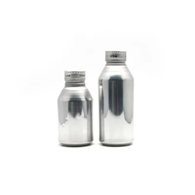 Leak Free Aluminum Custom logo Juice Bottles Packing Beverage Can Bottle Container 300ml 400ml