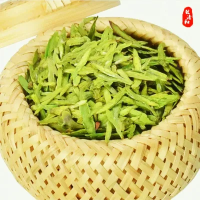 Ming Qian Premium Organic Green Tea Longjing Loose Leaf Sachets in Private Label Vacuum Box/Bag Packaging for Festivals Gifts