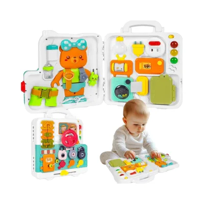 Montessori Busy Board for Baby Sensory Toys for Toddlers Educational Toys