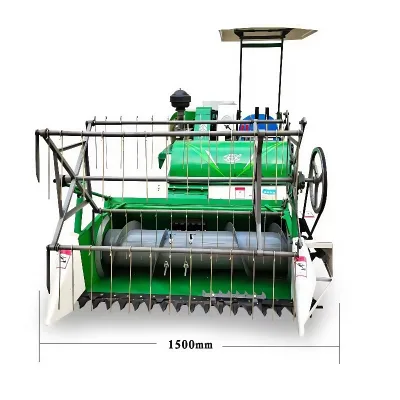 Rice and Wheat Combine Harvester, Small Household Rice, Wheat, Soybean, and Rice and Wheat Harvester