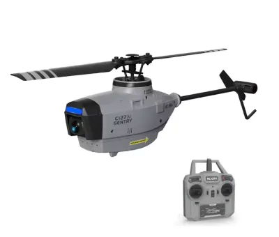 C127AI Artificial Smart Identification RC Helicopter with 1080p Camera Optical Flow Localization Altitude Hold