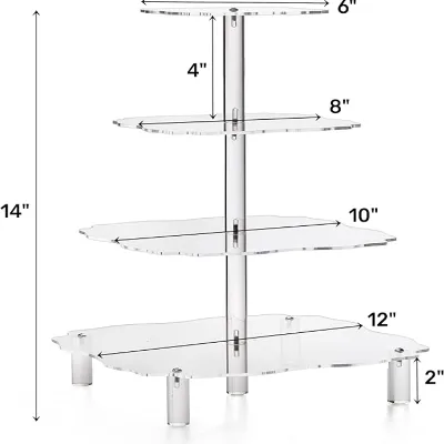 High quality multipurpose customized holder bamboo knife stand with acrylic shield and acrylic champagne wall drink holder