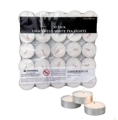Candle Wax Raw Material Unscented 12g Tea Light Candle