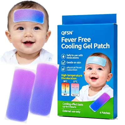 New Arrivals Customized Gel Fever Cooling Patches Cold Hot Compress for Kids