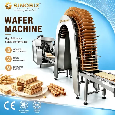 Automatic Wafer Production Line 27-75 Plates High Output 100-300kg/h CE Stainless Steel