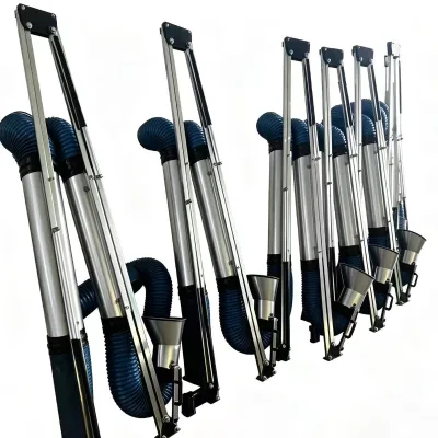 Factory Direct External Frame Extraction Arm Flexible Smoke Suction Arm Custom Size Available
