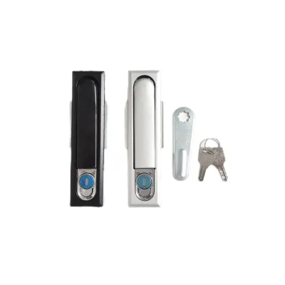 MS490 Zinc Alloy Plane Cabinet Lock Push Button Cam Lock for Electrical Switchgear Distribution Control Box